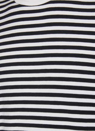  - NANAMICA - Coolmax Striped Cotton Blend Crewneck T-Shirt