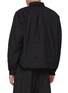 Back View - Click To Enlarge - COMME DES GARÇONS SHIRT - Wool Gabardine Cropped Padded Shirt