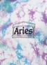  - ARIES - Branded Temple Graphic Tie Dye Print Cotton Crewneck T-Shirt