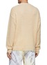 Back View - Click To Enlarge - ARIES - Branded Temple Print Graphic Waffle Knit Crewneck Sweater