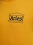  - ARIES - Branded Temple Graphic Print Cotton Crewneck T-Shirt