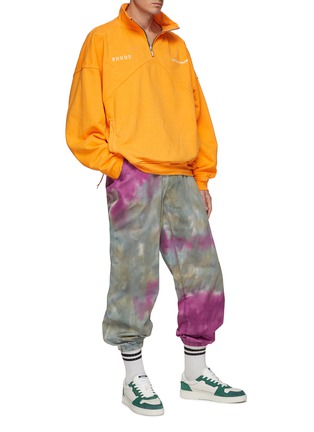 Figure View - Click To Enlarge - ARIES - TIE DYE COTTON TRACK PANTS