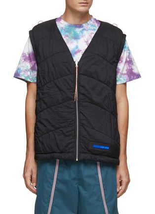 Main View - Click To Enlarge - ARIES - V Neck Padded Zip Up Vest