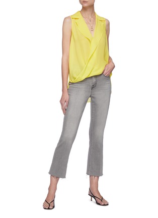Figure View - Click To Enlarge - L'AGENCE - 'Kendra' high rise flare leg jeans