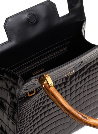 Detail View - Click To Enlarge - COLOMBO - Dione' Wood Handle Bag