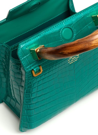 Detail View - Click To Enlarge - COLOMBO - Dione Mold Mini' Wood Handle Bag