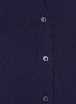  - L'AGENCE - 'Nina' V-neck Button-down Shirt