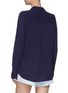 Back View - Click To Enlarge - L'AGENCE - 'Nina' V-neck Button-down Shirt