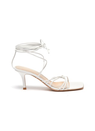 Main View - Click To Enlarge - GIANVITO ROSSI - Strappy nappa leather sandals