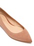 Detail View - Click To Enlarge - GIANVITO ROSSI - Suede ballerina flats