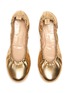 Figure View - Click To Enlarge - GIANVITO ROSSI - Round Toe Leather Ballerinas