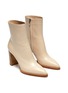 Detail View - Click To Enlarge - GIANVITO ROSSI - River' Point Toe Calfskin Leather Ankle Boots