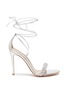 Main View - Click To Enlarge - GIANVITO ROSSI - Strass embellished nappa leather sandals