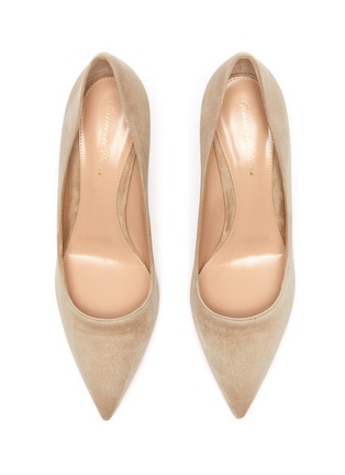 Detail View - Click To Enlarge - GIANVITO ROSSI - 'Gianvito 70' Suede pumps