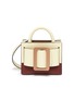 Main View - Click To Enlarge - BOYY - Small 'Bobby 18' Oversized Buckled Strap Colourblock Leather Tote Bag