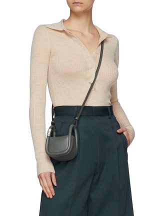 Figure View - Click To Enlarge - BOYY - Wonton Charm' Leather Handbag