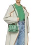 Figure View - Click To Enlarge - BOYY - Small 'Bobby 18 Gala' Oversized Buckled Strap Wavy Leather Tote Bag