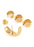 Detail View - Click To Enlarge - MISHO - Sunday' 22k Gold-plated Bronze Earring and Ear Cuff Set