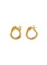 Main View - Click To Enlarge - MISHO - Pearl Embellished 22k Gold-plated Bronze Earrings