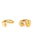 Main View - Click To Enlarge - MISHO - Pebble' 22k Gold-plated Bronze Ring Set