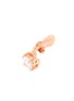 Detail View - Click To Enlarge - CZ BY KENNETH JAY LANE - Round Cut Cubic Zirconia Clip On Stud Earrings