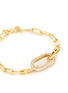 Detail View - Click To Enlarge - CZ BY KENNETH JAY LANE - Cubic Zirconia Oval Link Chain Bracelet