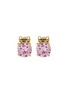 Main View - Click To Enlarge - CZ BY KENNETH JAY LANE - Round Cut Cubic Zirconia Clip On Stud Earrings
