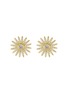 Main View - Click To Enlarge - CZ BY KENNETH JAY LANE - Cubic Zirconia Symmetrical Stud Earrings