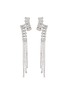 Main View - Click To Enlarge - CZ BY KENNETH JAY LANE - Cubic Zirconia Tassel Earrings