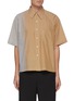 Main View - Click To Enlarge - KARMUEL YOUNG - Gingham check gradient short sleeve shirt