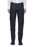Main View - Click To Enlarge - KARMUEL YOUNG - Dark rinse two way cuff jeans