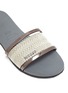 Detail View - Click To Enlarge - HAVAIANAS - 'You Trancoso Premium' Logo Plaque Triple Band Flatform Sandals