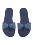 Detail View - Click To Enlarge - HAVAIANAS - 'You St. Tropez Shine' Twist Bow Flatform Sandals