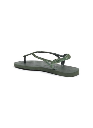  - HAVAIANAS - 'Luna Premium' Glitter Cage Thong Flatform Sandals