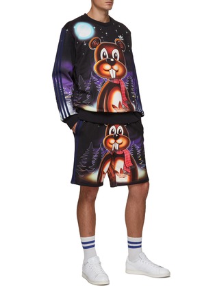 Figure View - Click To Enlarge - ADIDAS - SQUIRREL AOP THERMAL LONG SLEEVES T-SHIRT