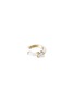 Main View - Click To Enlarge - MELISSA KAYE - 'Aria' Diamond 18k Gold Enamel Accent Ring