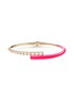 Main View - Click To Enlarge - MELISSA KAYE - 'Lola' Diamond 18k Rose Gold Enamel Accent Bracelet