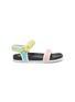 Main View - Click To Enlarge - WINK - Gumdrop Kids Glittered Sandals