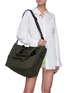 Front View - Click To Enlarge - VEECOLLECTIVE - Vee Tote' Recycled Nylon Medium Tote