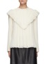 Main View - Click To Enlarge - CHLOÉ - V FRONT RUFFLE PLISSE BLOUSE