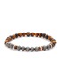 Main View - Click To Enlarge - TATEOSSIAN - Tiger eye sterling silver bead bracelet