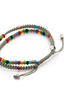 Detail View - Click To Enlarge - TATEOSSIAN - Recycled glass bead woven bracelet