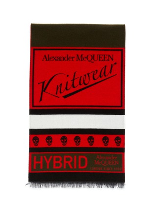 Detail View - Click To Enlarge - ALEXANDER MCQUEEN - Sport Scarf