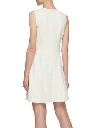 Back View - Click To Enlarge - THEORY - Pintuck pleated sleeveless dress