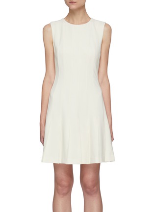 Main View - Click To Enlarge - THEORY - Pintuck pleated sleeveless dress
