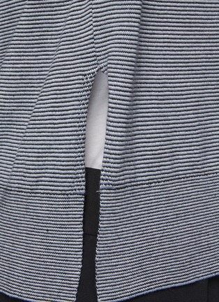  - THEORY - 'Hanelee' Stripe Cotton Blend Cardigan