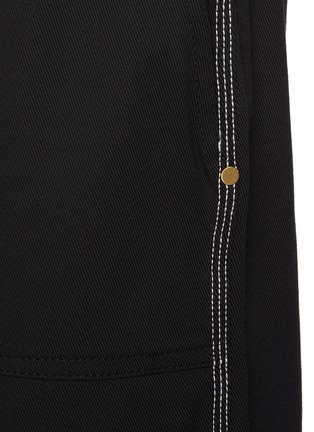  - THEORY - Contrast Seam Patch Pocket Drawstring Waist Shorts