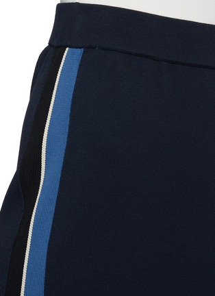  - THEORY - Stripe Detail Midi Pencil Skirt