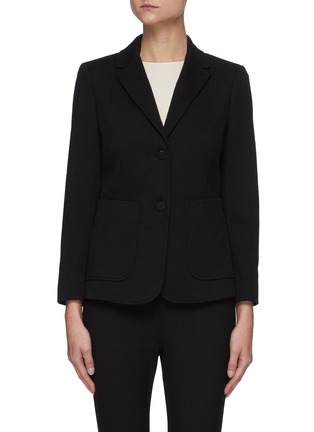 Main View - Click To Enlarge - THEORY - Cape Knit Single Breast Blazer