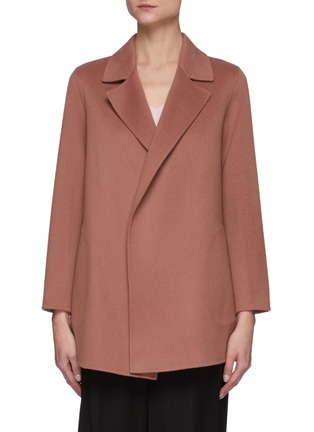 Main View - Click To Enlarge - THEORY - Clairene' Single Breasted Cashmere Wool Blend Coat